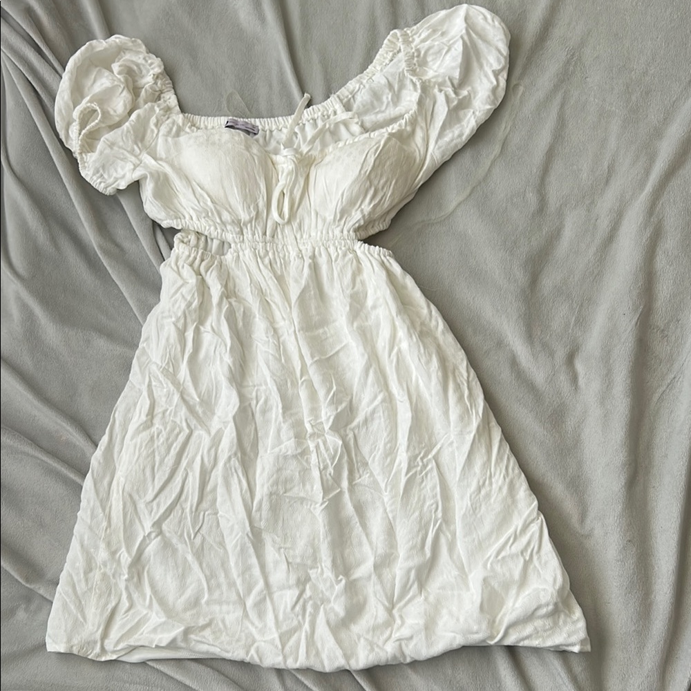 white dress